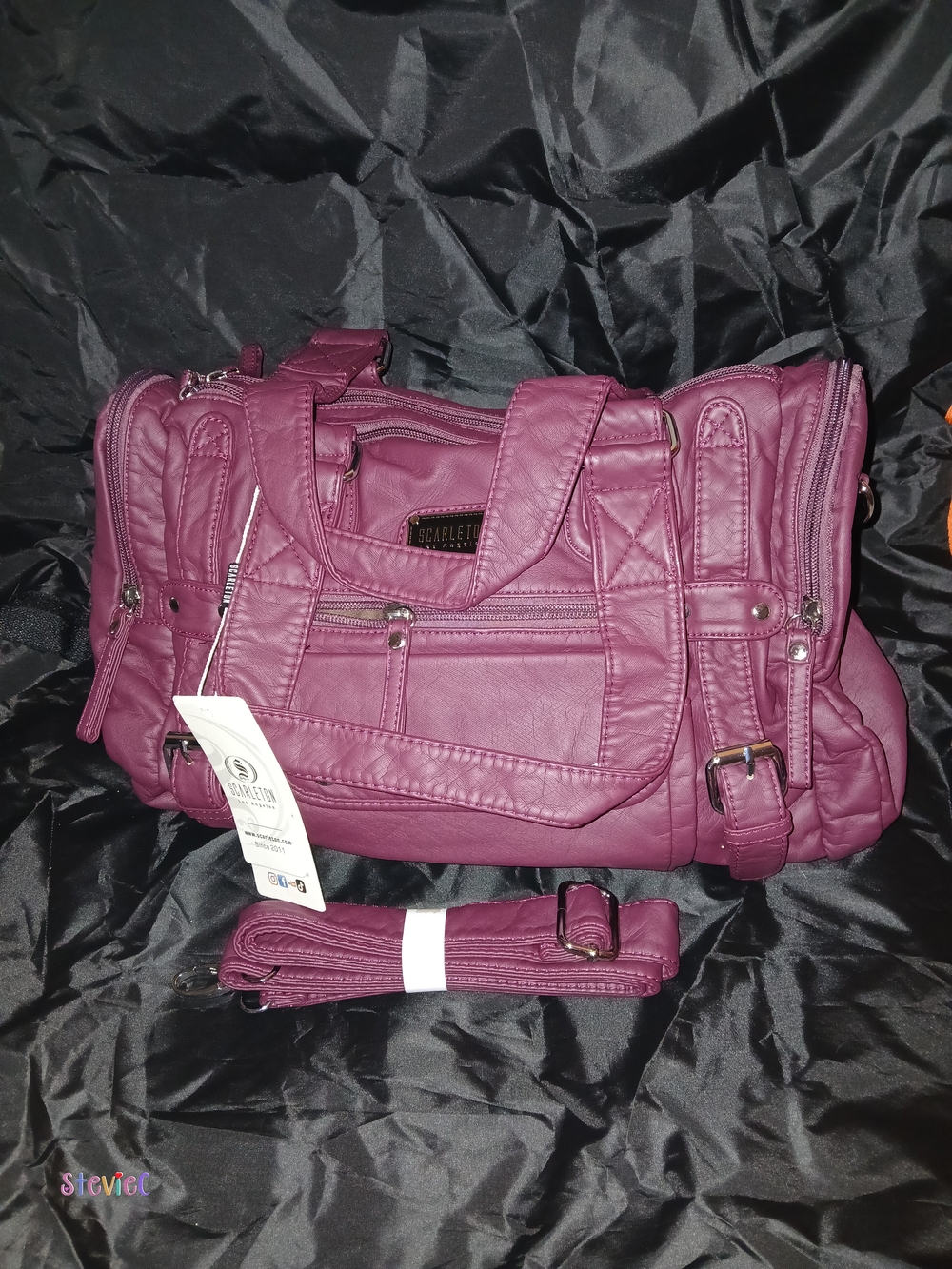 Scarleton Plum Hobo Bag
